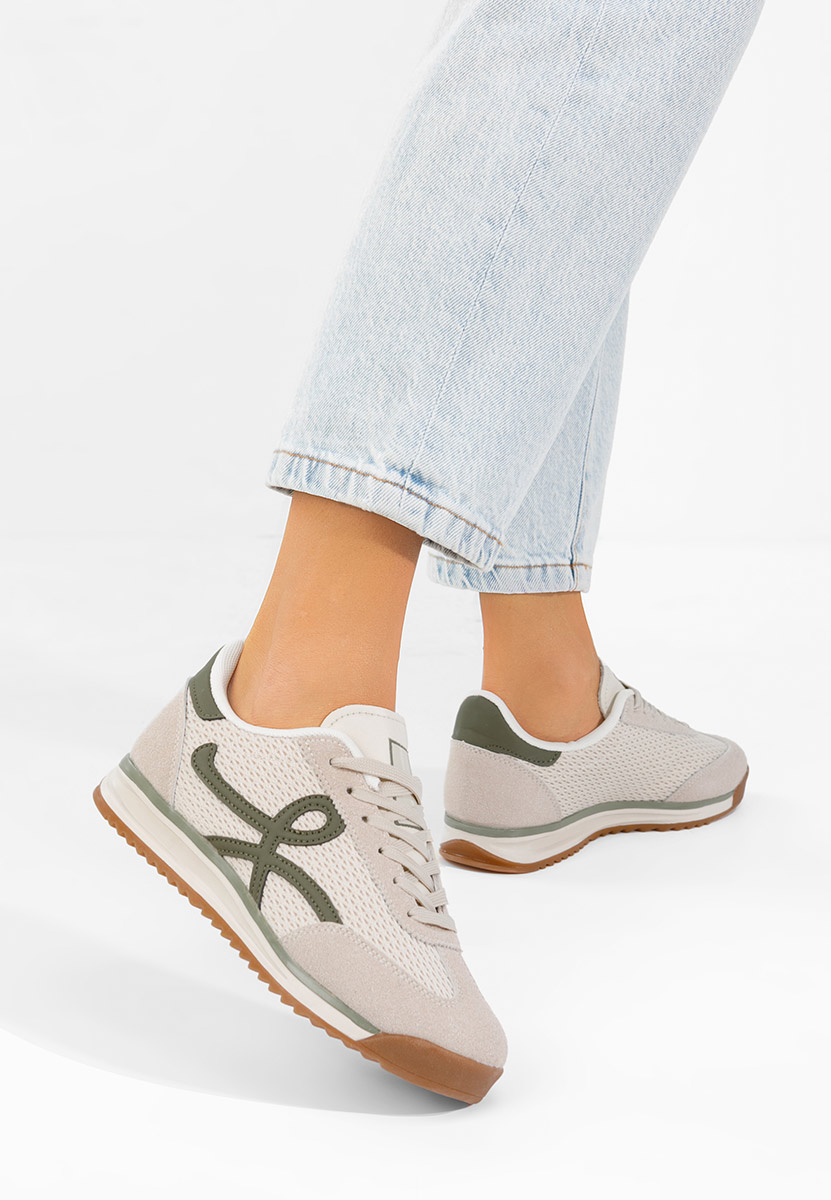 Sneakers γυναικεια Ferrelia μπεζ
