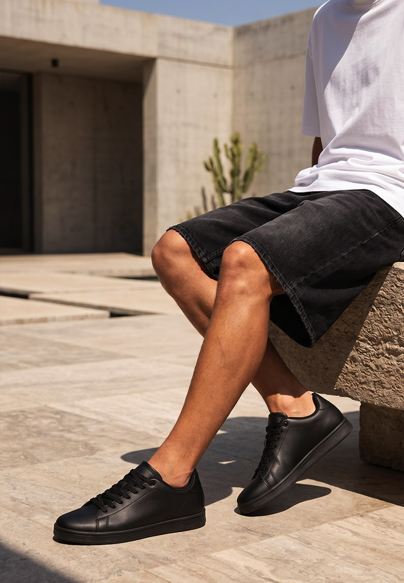 Sneakers σανδάλια Jorah μαύρα