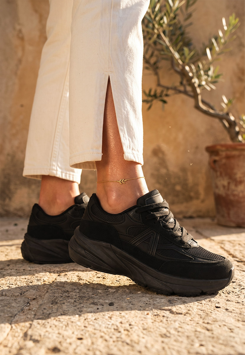 Sneakers γυναικεια Sidonya μαύρα