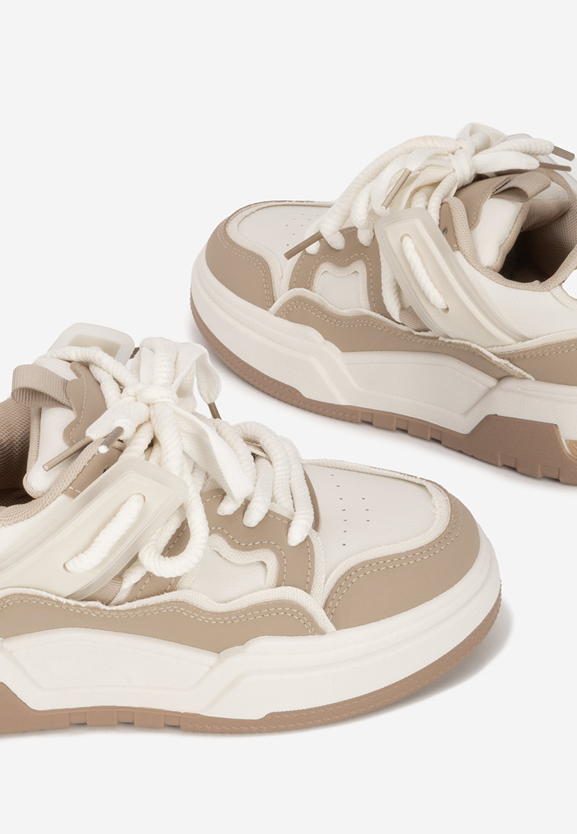Sneakers με πλατφόρμα Cinzela χακι