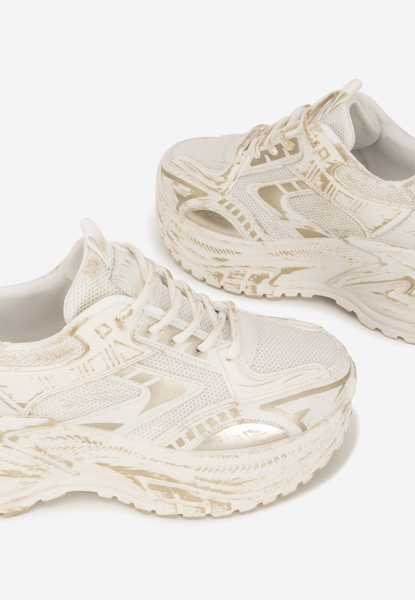 Sneakers με πλατφόρμα Kellee μπεζ