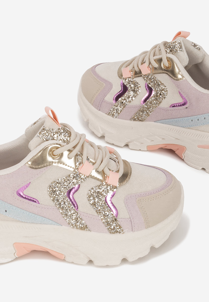 Sneakers με πλατφόρμα Odinea πολυχρωμο