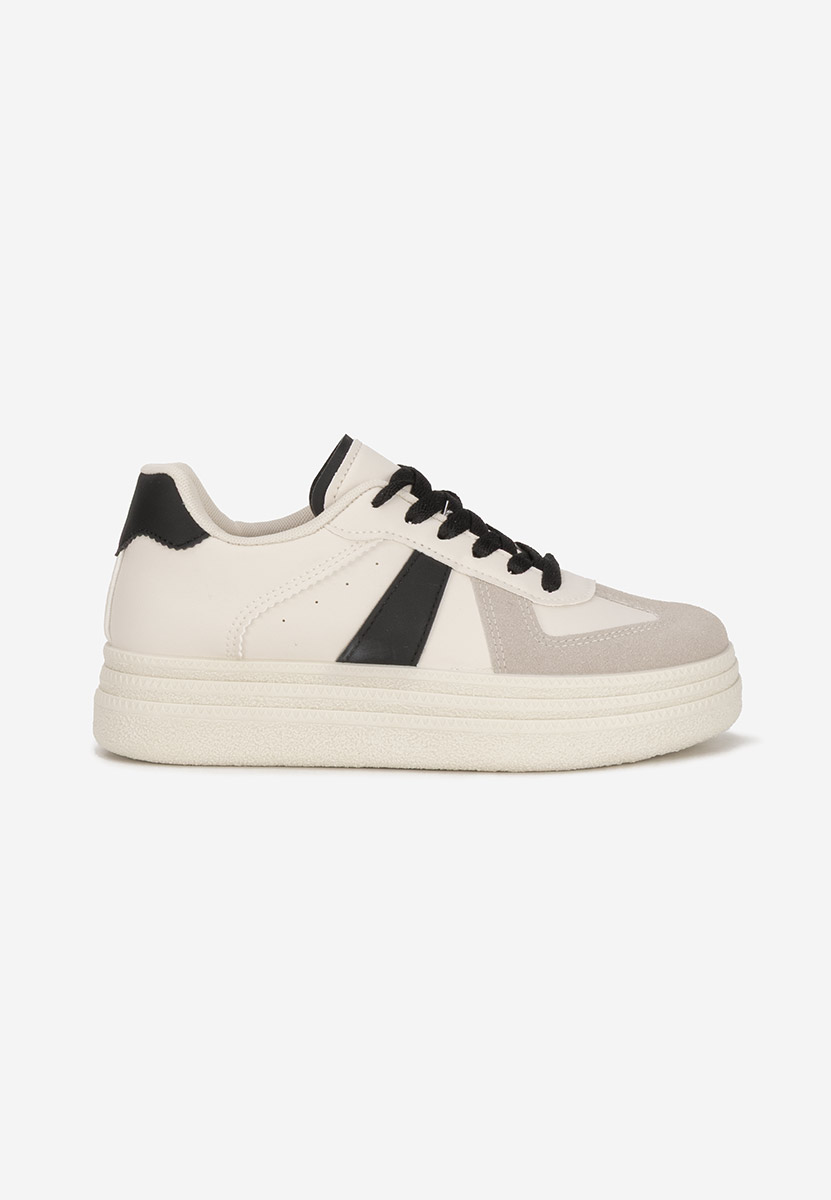 Sneakers με πλατφόρμα Serinia V4 λευκά
