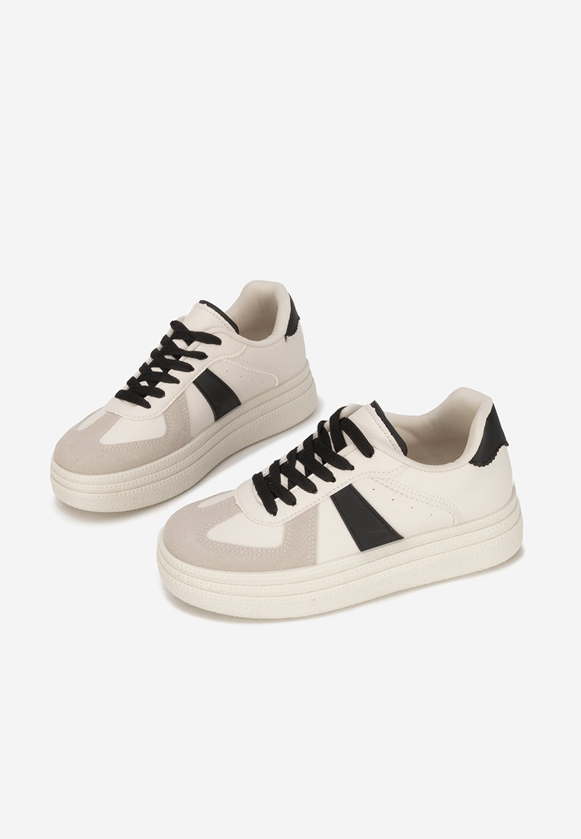 Sneakers με πλατφόρμα Serinia V4 λευκά