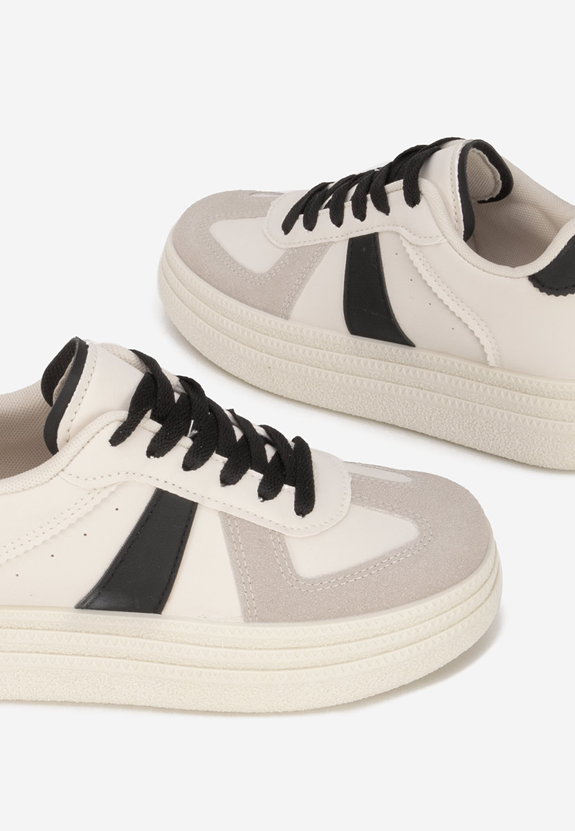 Sneakers με πλατφόρμα Serinia V4 λευκά