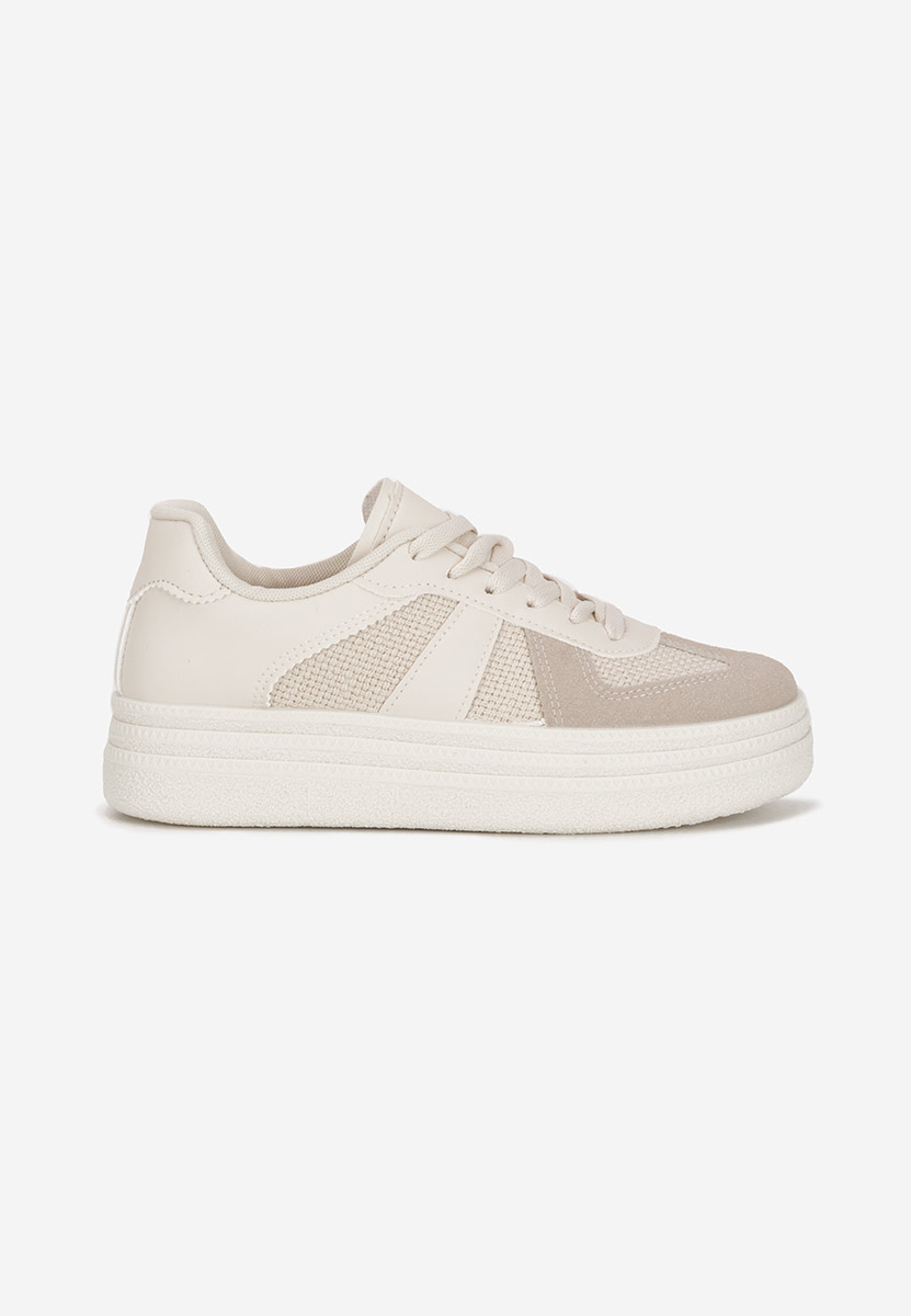 Sneakers με πλατφόρμα Serinia μπεζ