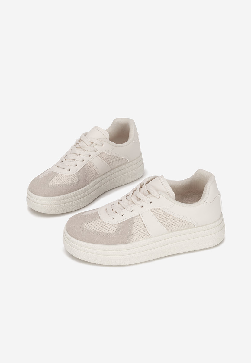 Sneakers με πλατφόρμα Serinia μπεζ