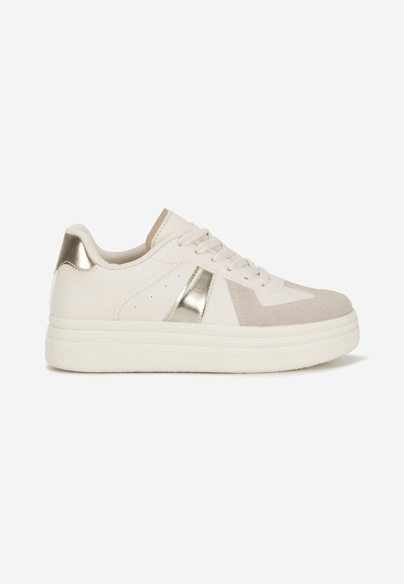 Sneakers με πλατφόρμα Serinia χρυσο