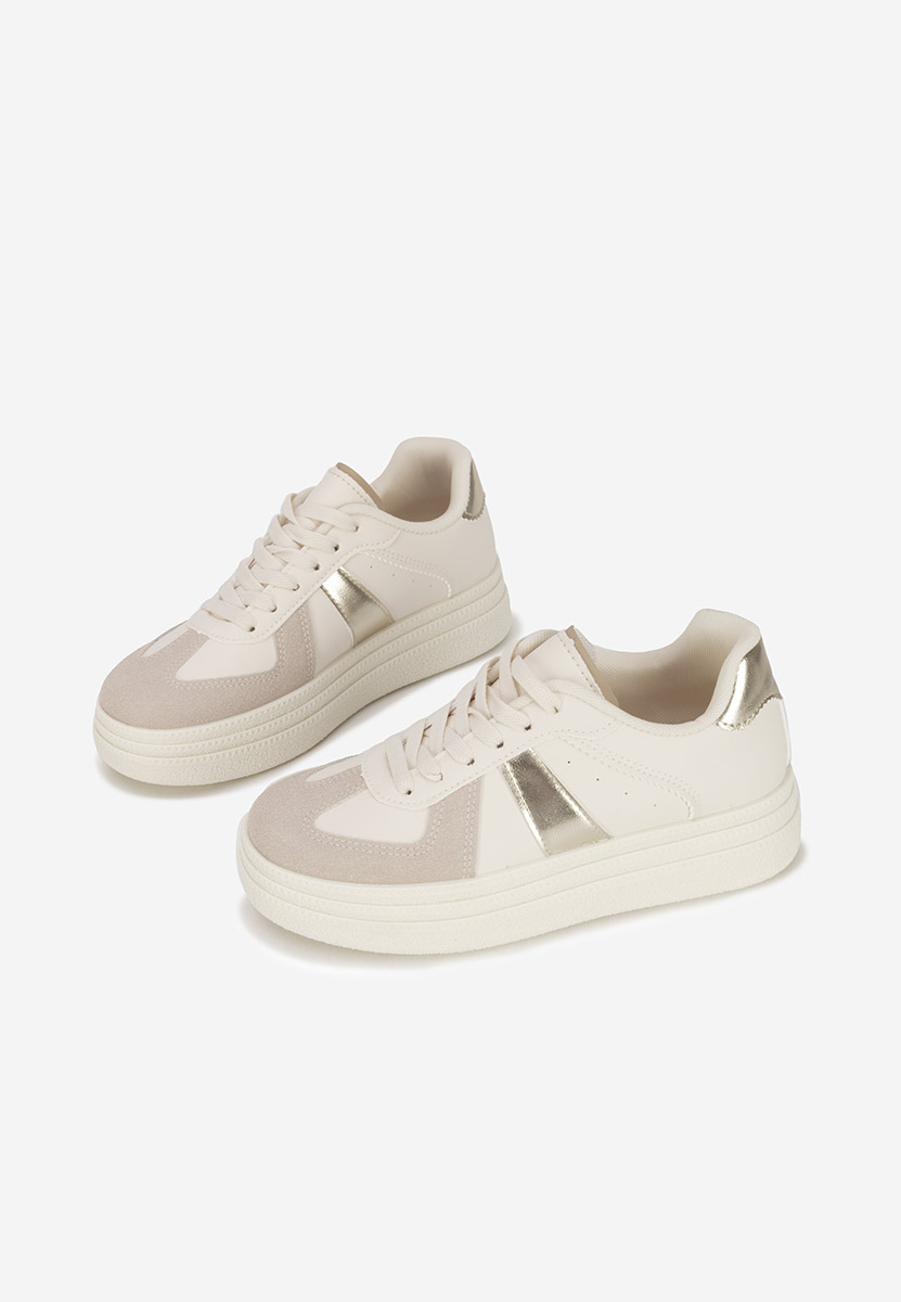 Sneakers με πλατφόρμα Serinia χρυσο