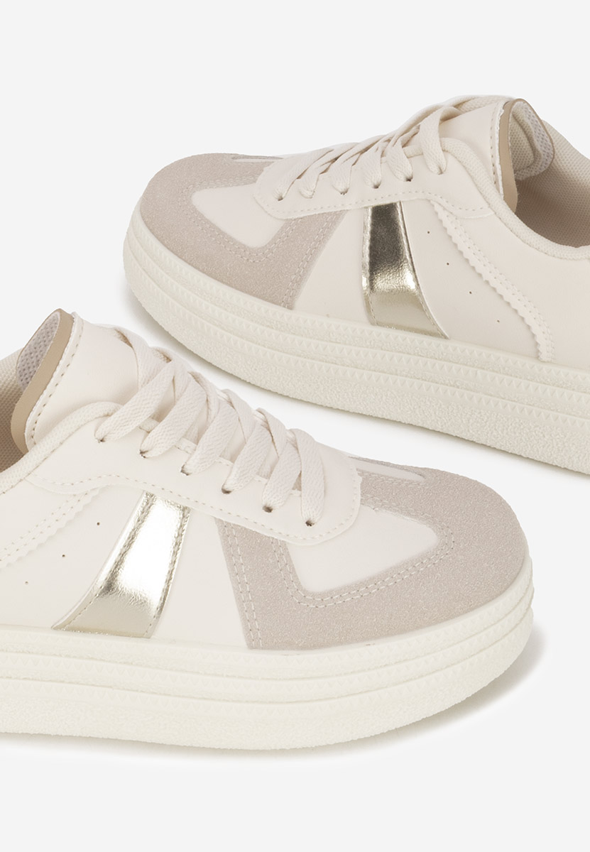 Sneakers με πλατφόρμα Serinia χρυσο