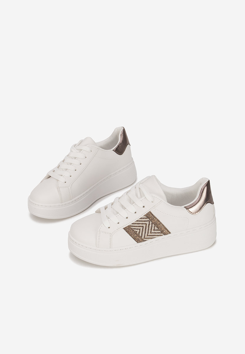 Sneakers με πλατφόρμα Atenia λευκά