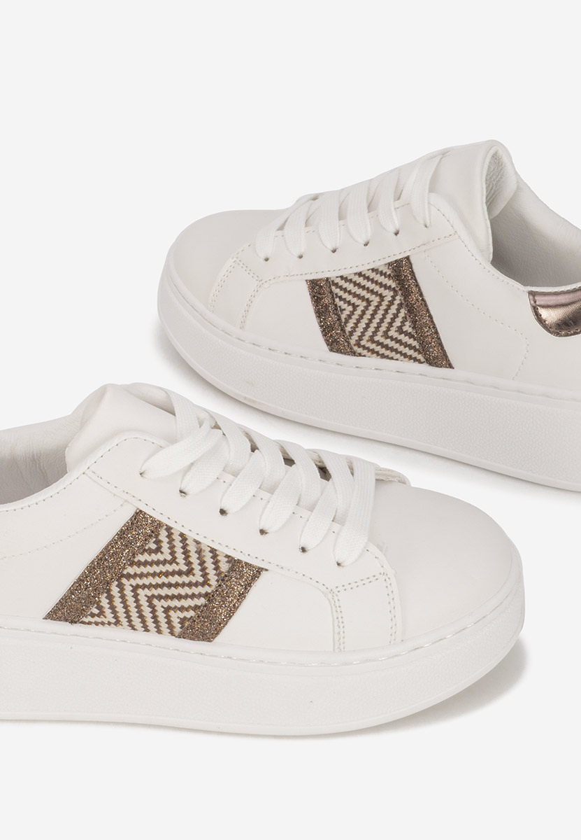 Sneakers με πλατφόρμα Atenia λευκά
