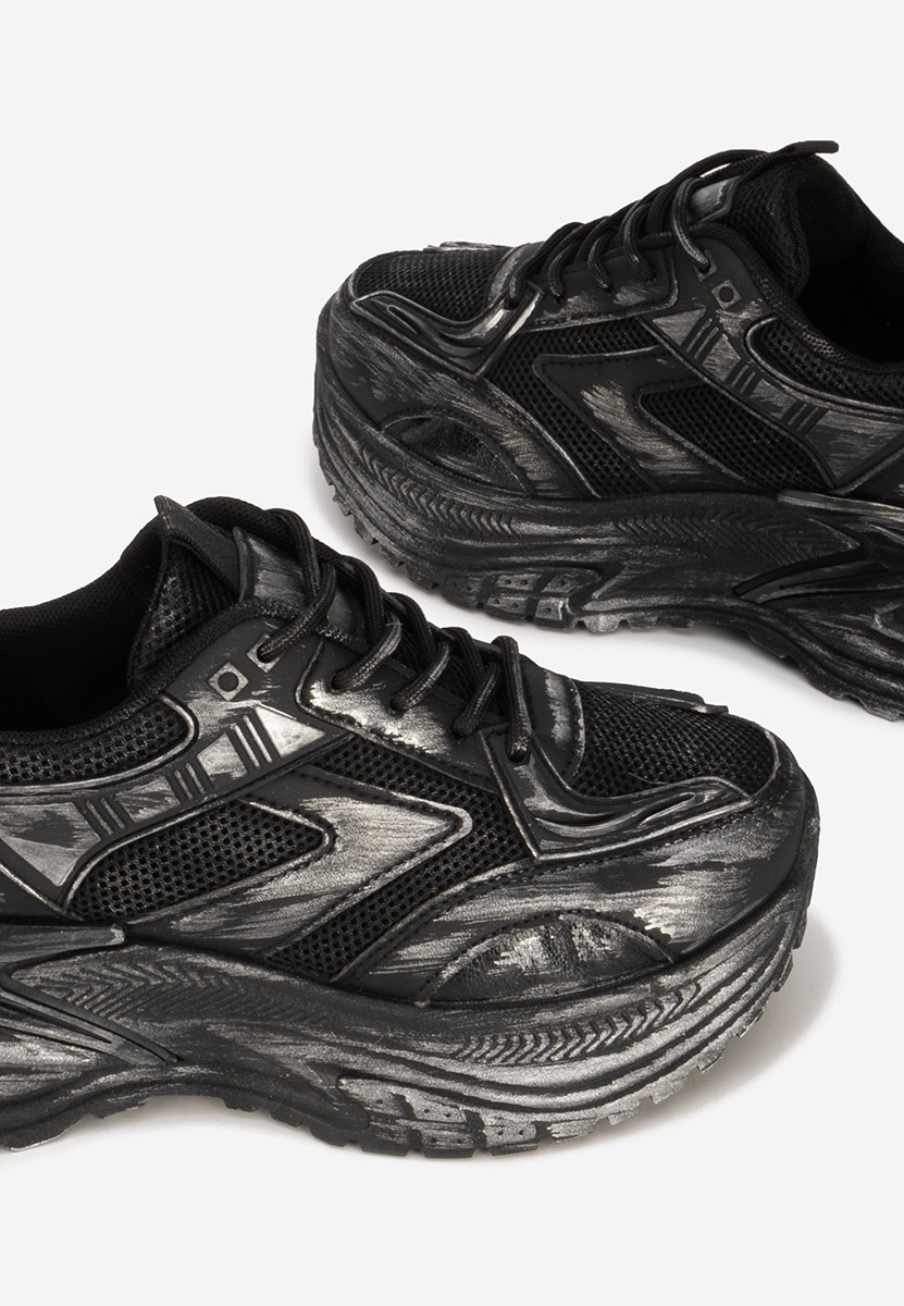 Sneakers με πλατφόρμα Kellee μαύρα