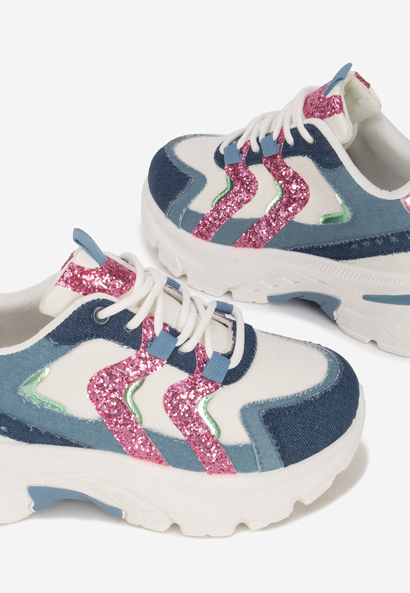 Sneakers με πλατφόρμα Odinea Τζιν
