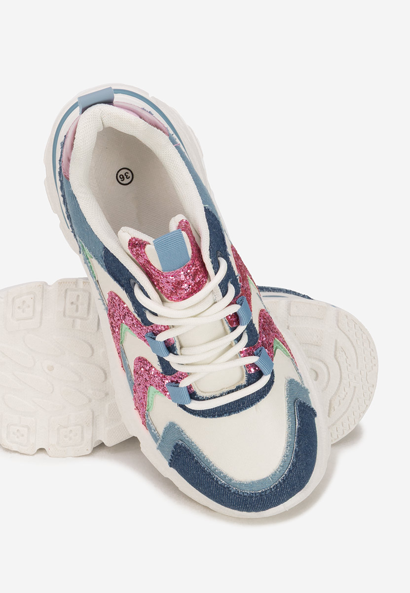 Sneakers με πλατφόρμα Odinea Τζιν