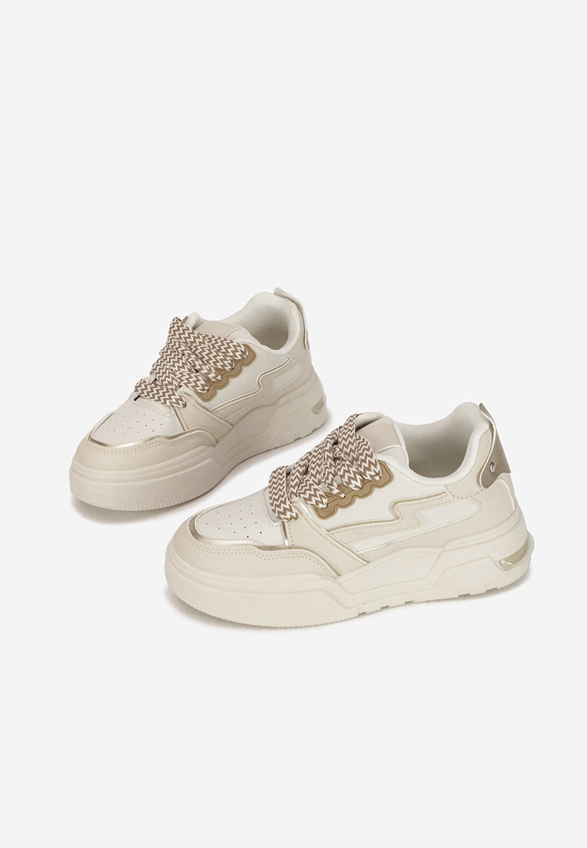 Sneakers με πλατφόρμα Atanasia μπεζ