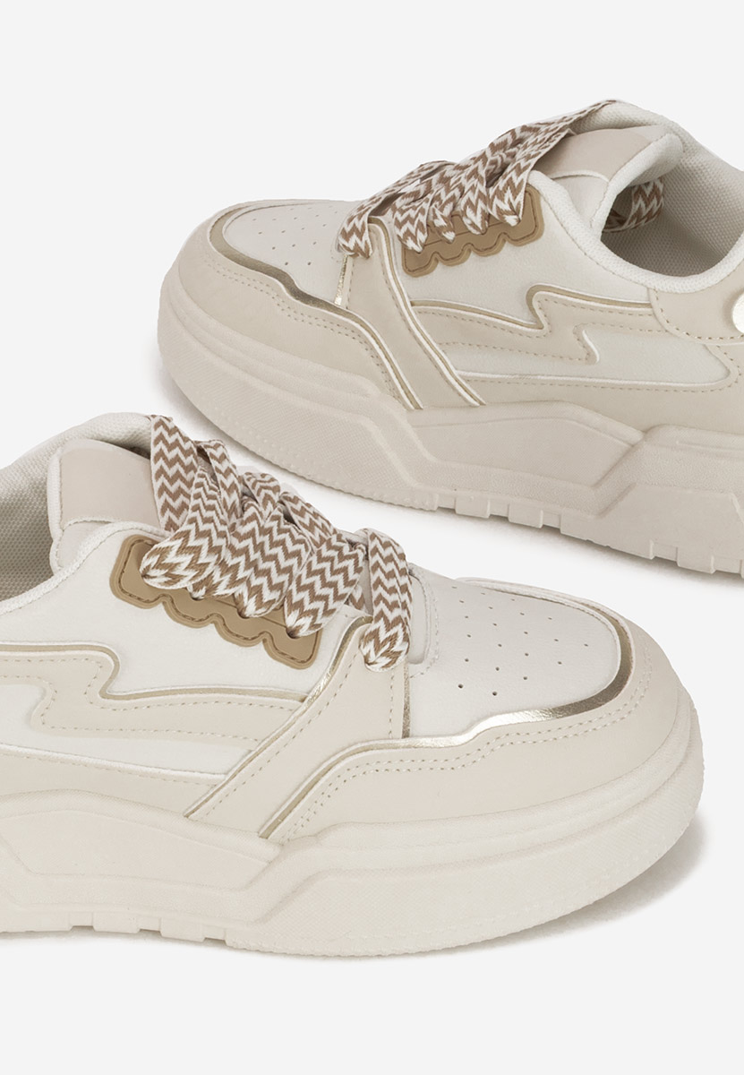 Sneakers με πλατφόρμα Atanasia μπεζ