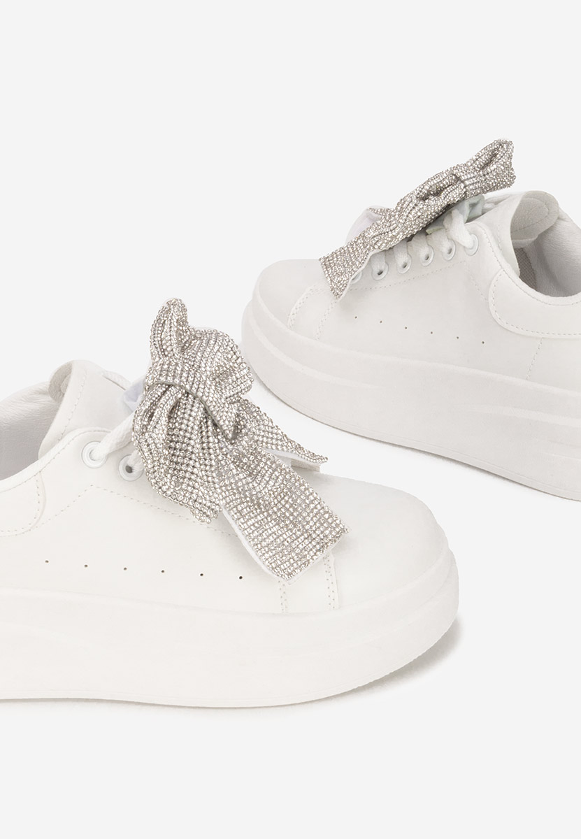 Sneakers με πλατφόρμα Anitta λευκά