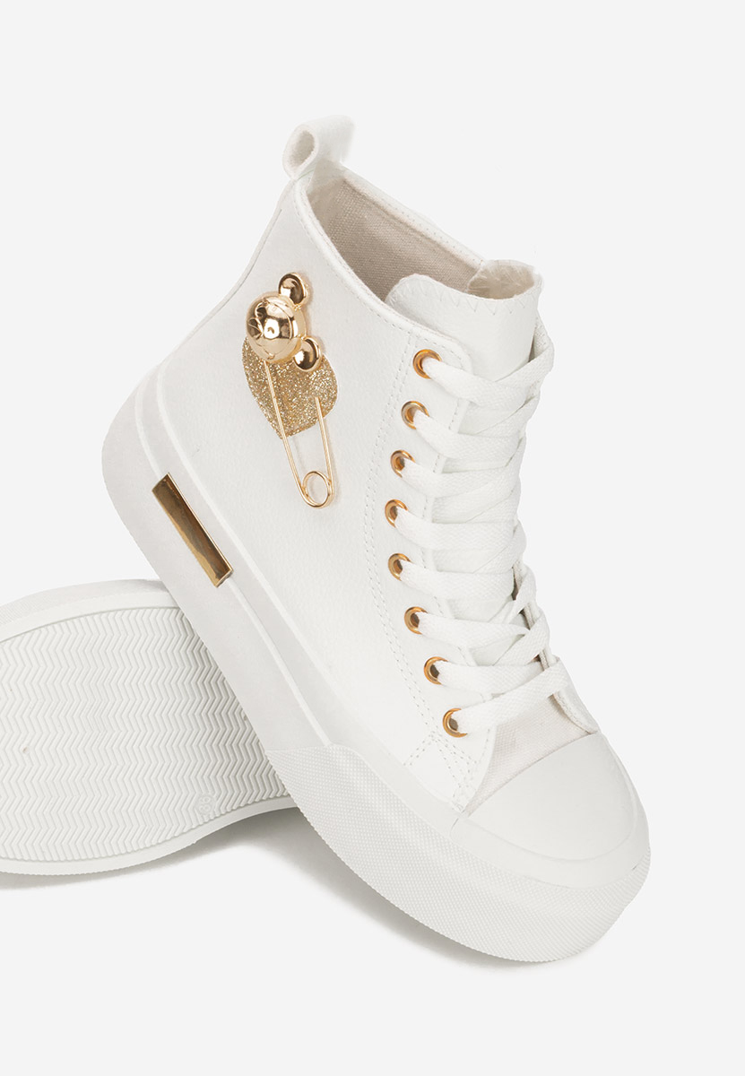 Γυναικεία sneakers αστραγάλο Irlanda λευκά