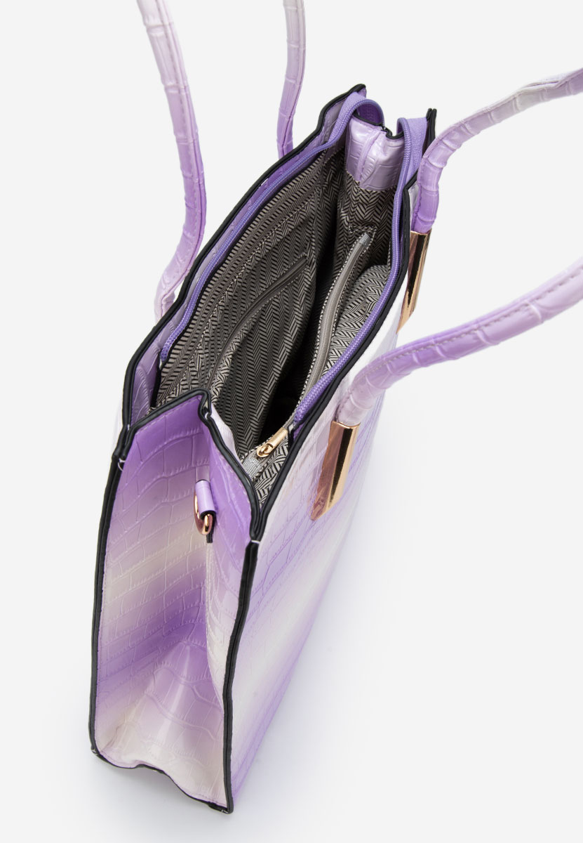 Τσάντα Χεριού Teodoria μωβ