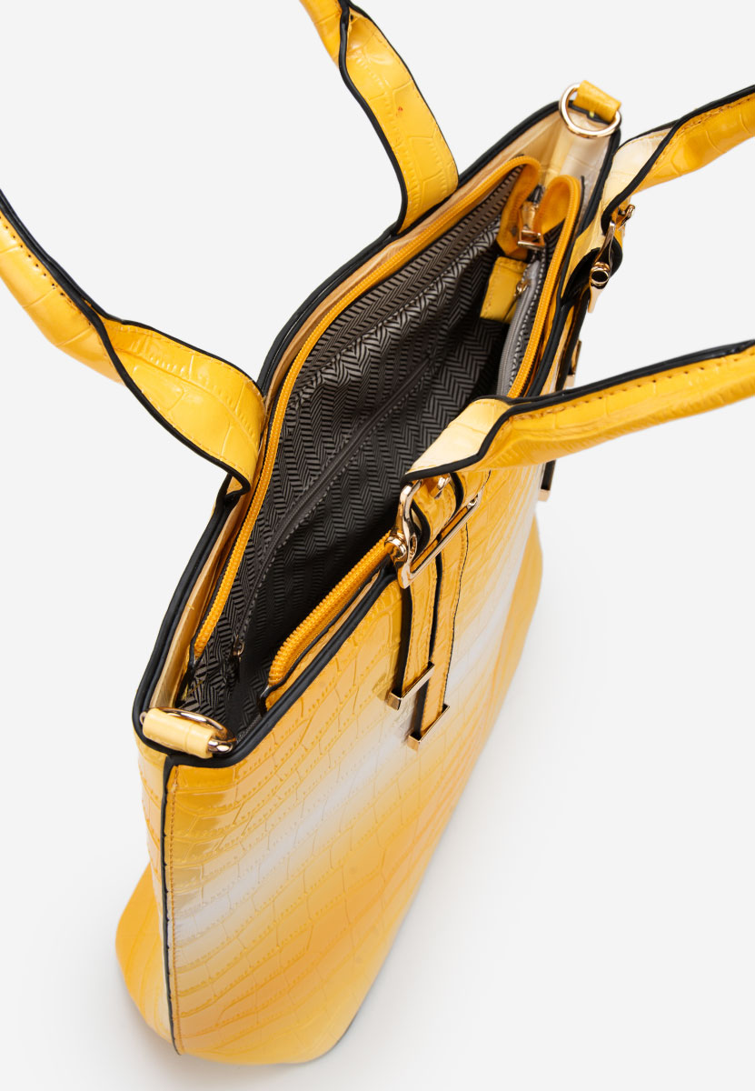 Τσάντα Χεριού Fenda Κιτρινες
