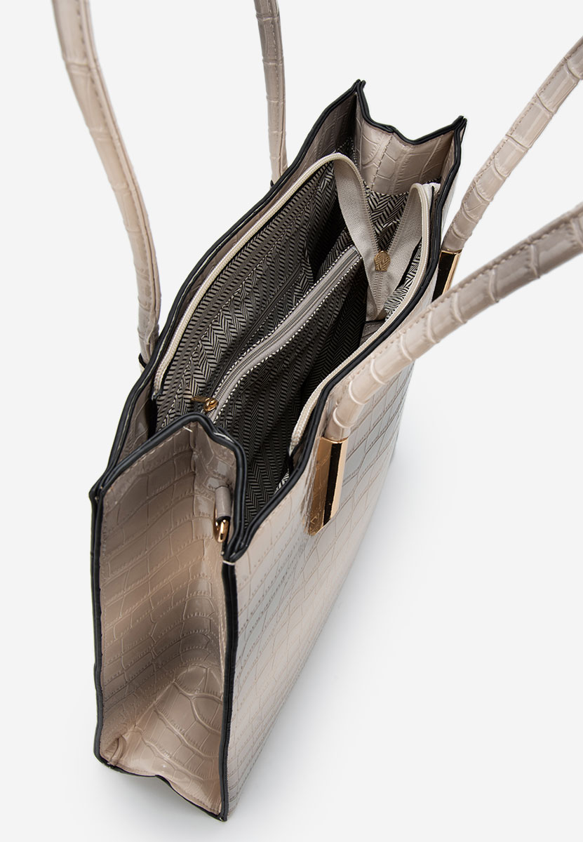 Τσάντα Χεριού Teodoria μπεζ