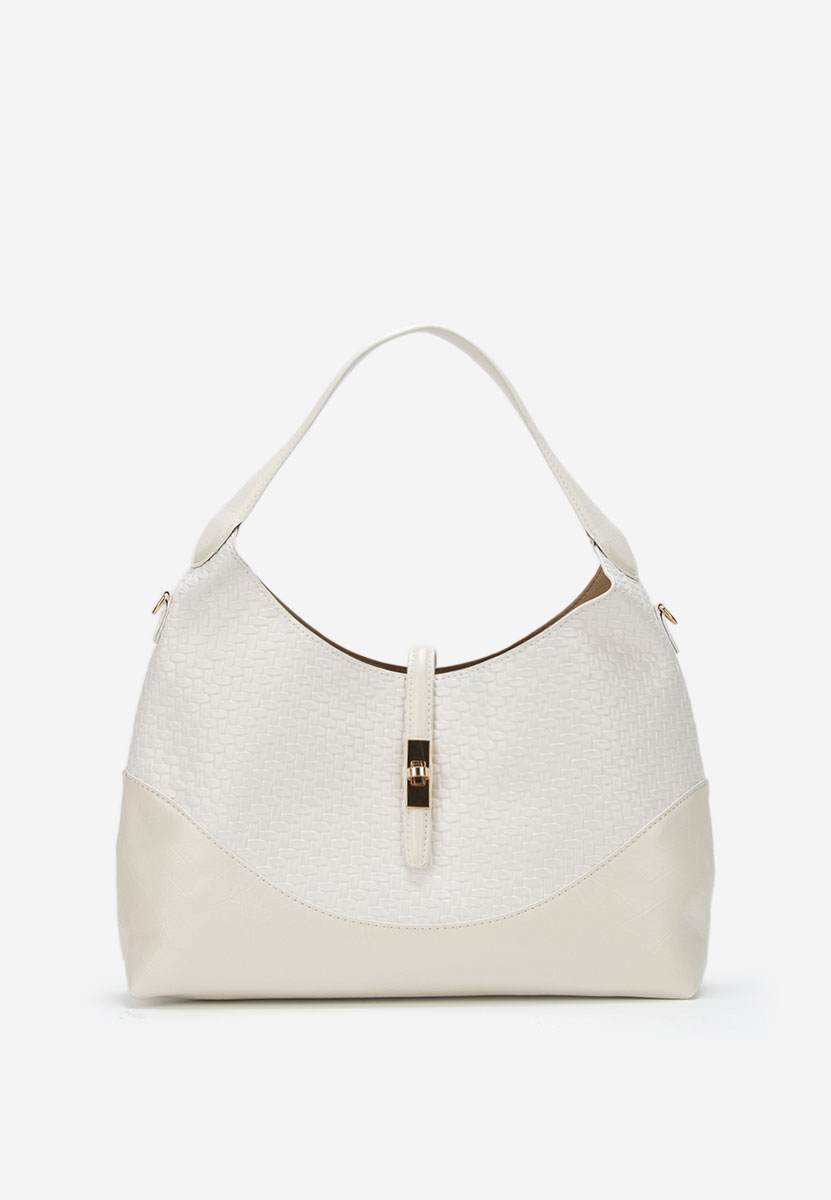 Τσάντα Χεριού Wanda ασπρη ελεφαντοδοντο