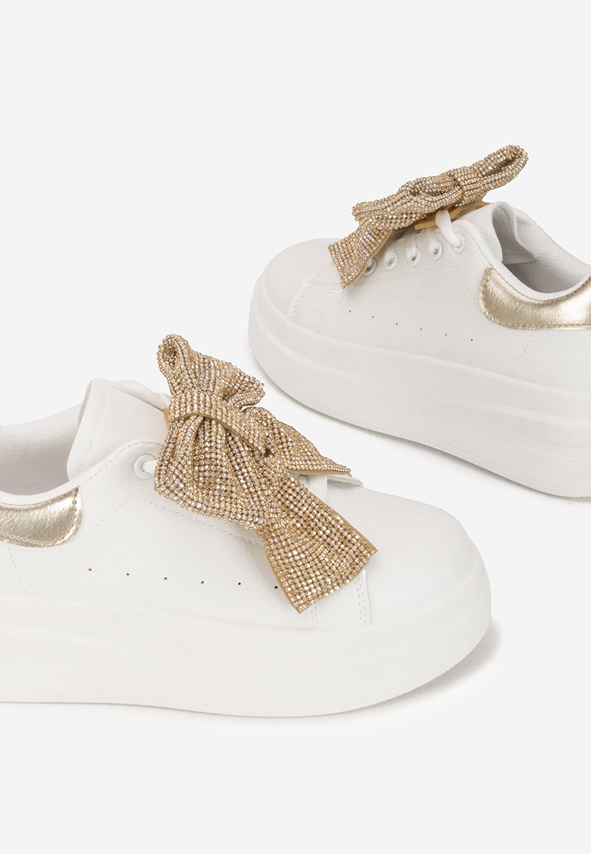 Sneakers με πλατφόρμα Anitta χρυσο