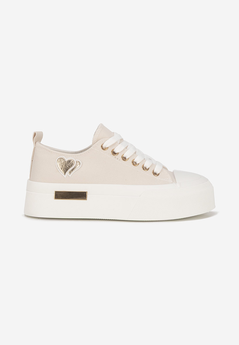 Sneakers με πλατφόρμα Inimia μπεζ