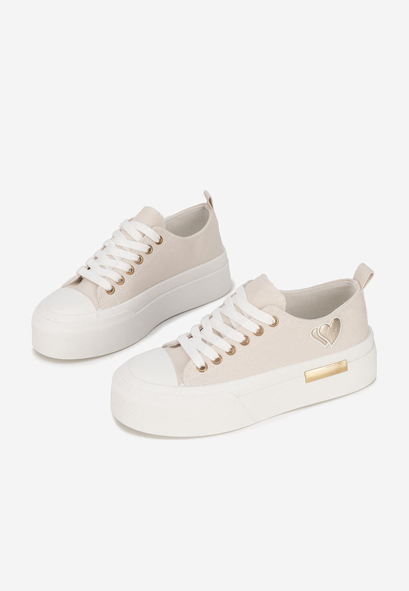 Sneakers με πλατφόρμα Inimia μπεζ