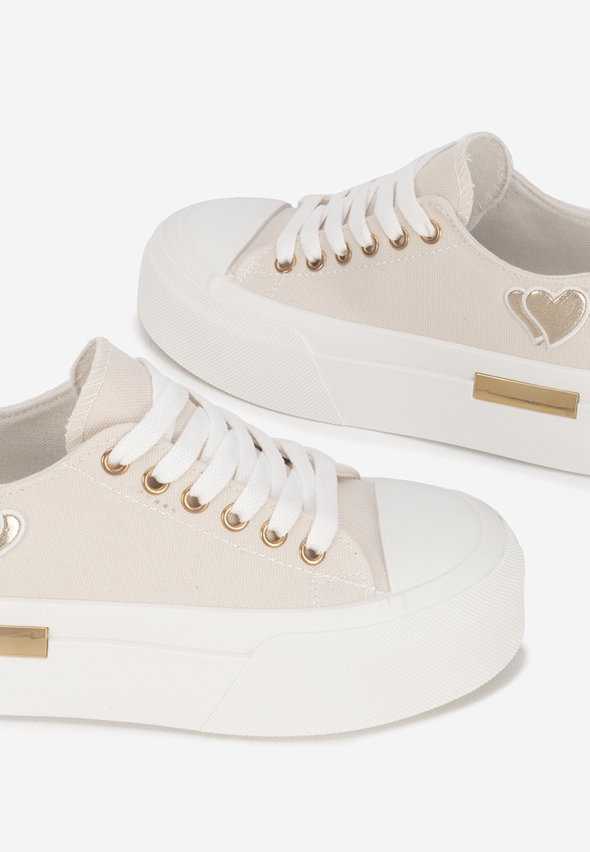 Sneakers με πλατφόρμα Inimia μπεζ
