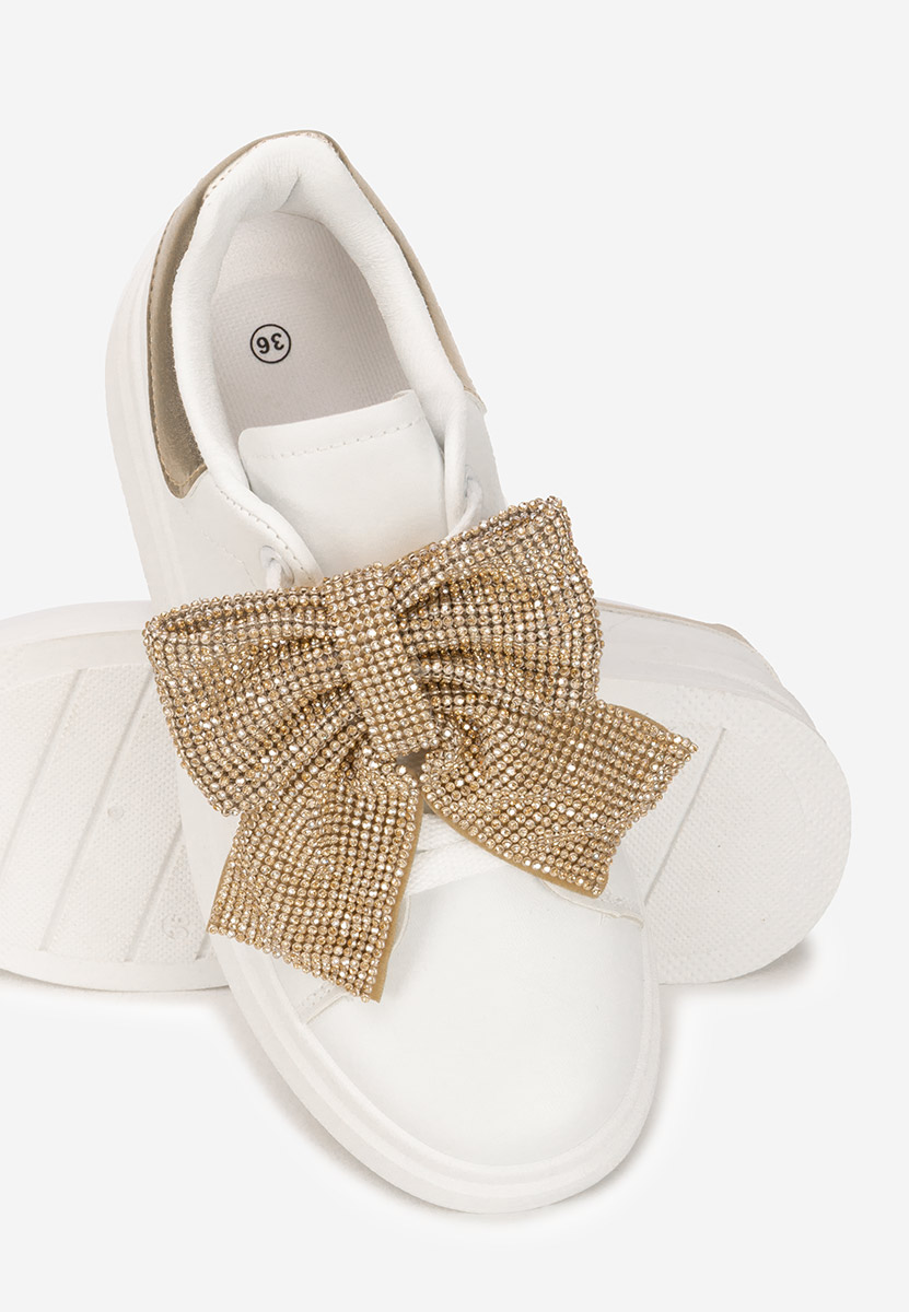 Sneakers με πλατφόρμα Anitta χρυσο