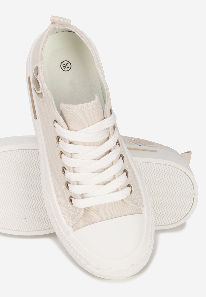 Sneakers με πλατφόρμα Inimia μπεζ