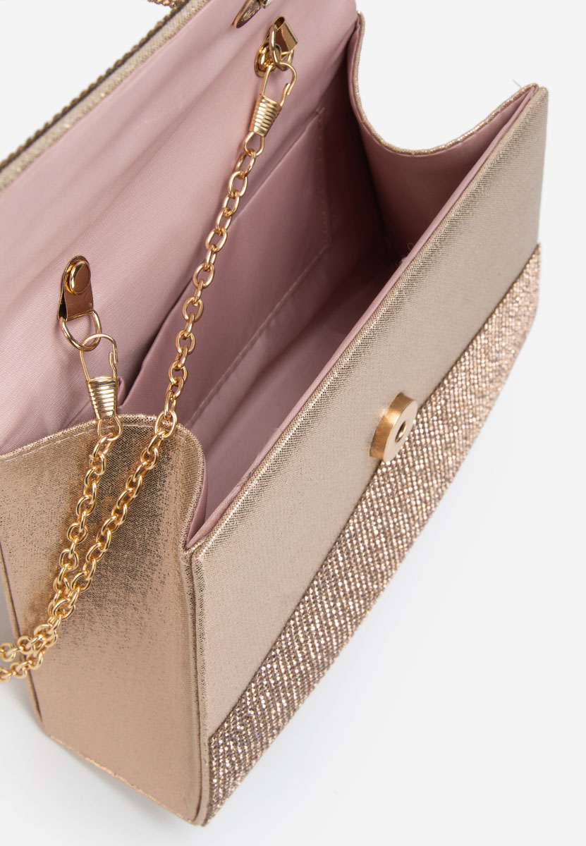 Τσάντα Χεριού Lenisa champagne