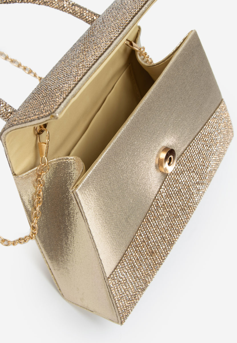 Τσάντα Χεριού Lenisa χρυση