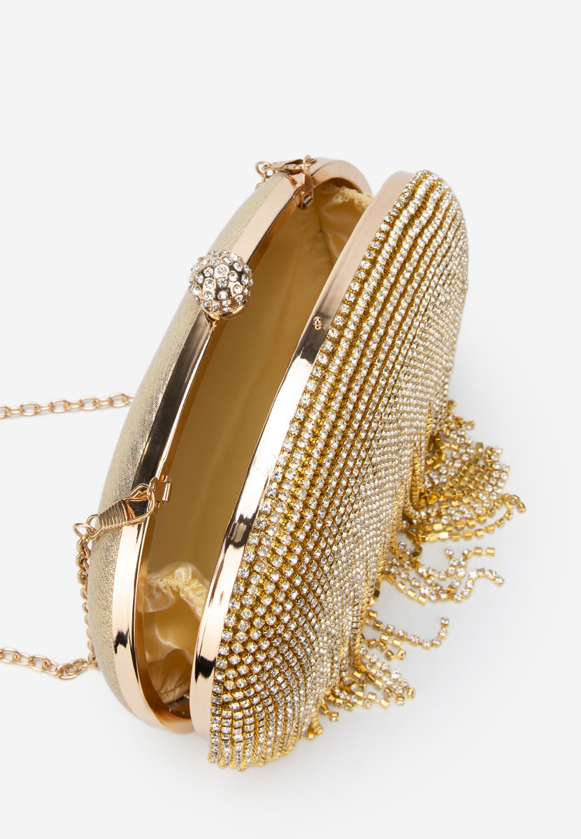 Τσάντα Χεριού Avalina χρυση