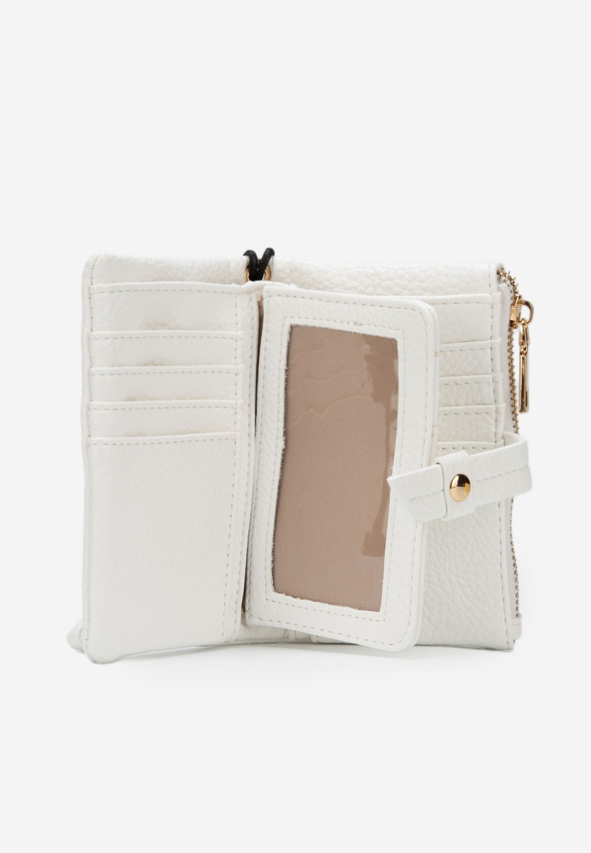 Γυναικείο πορτοφόλ Dakotia λευκά