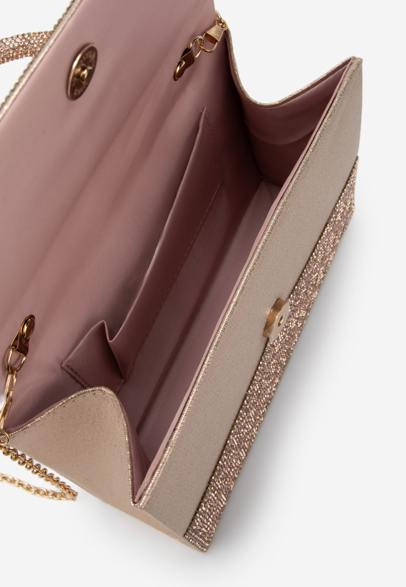 Τσάντα Χεριού Karolima champagne