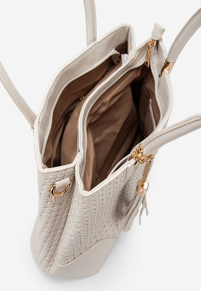 Τσάντα Χεριού Nazmia μπεζ