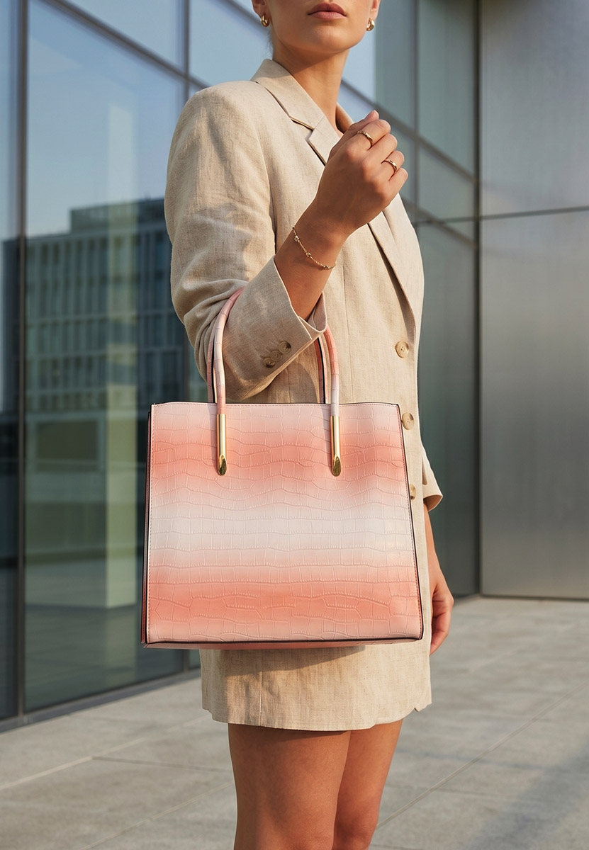 Τσάντα Χεριού Teodoria ροζ