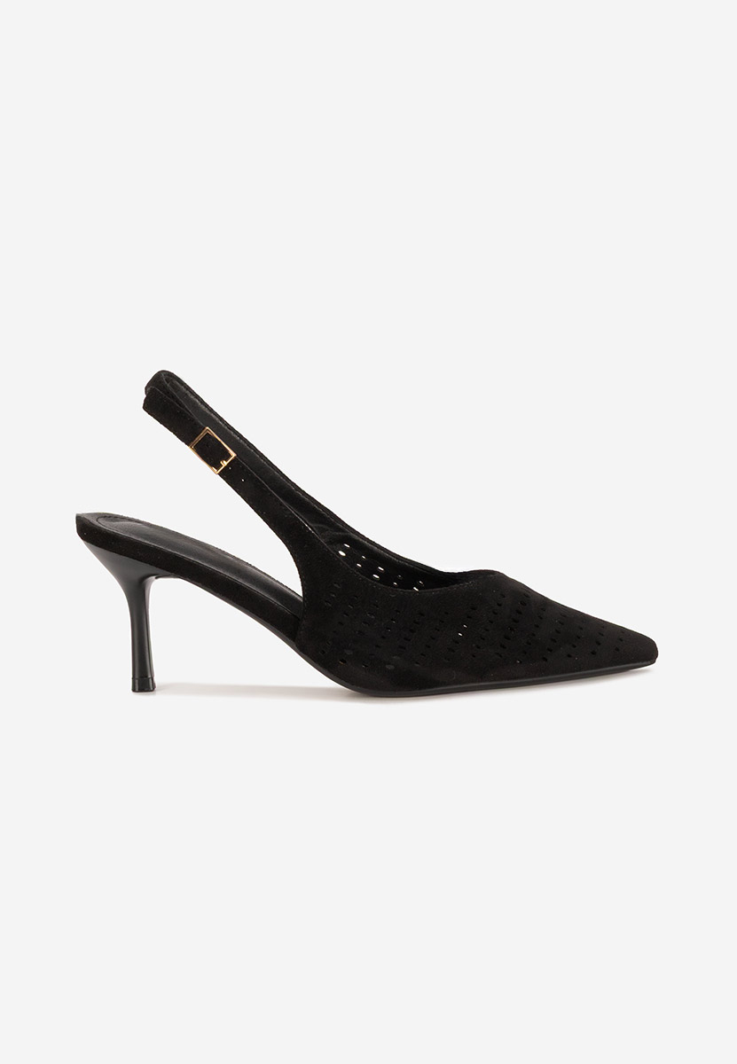Γόβες slingback Osyana μαύρα