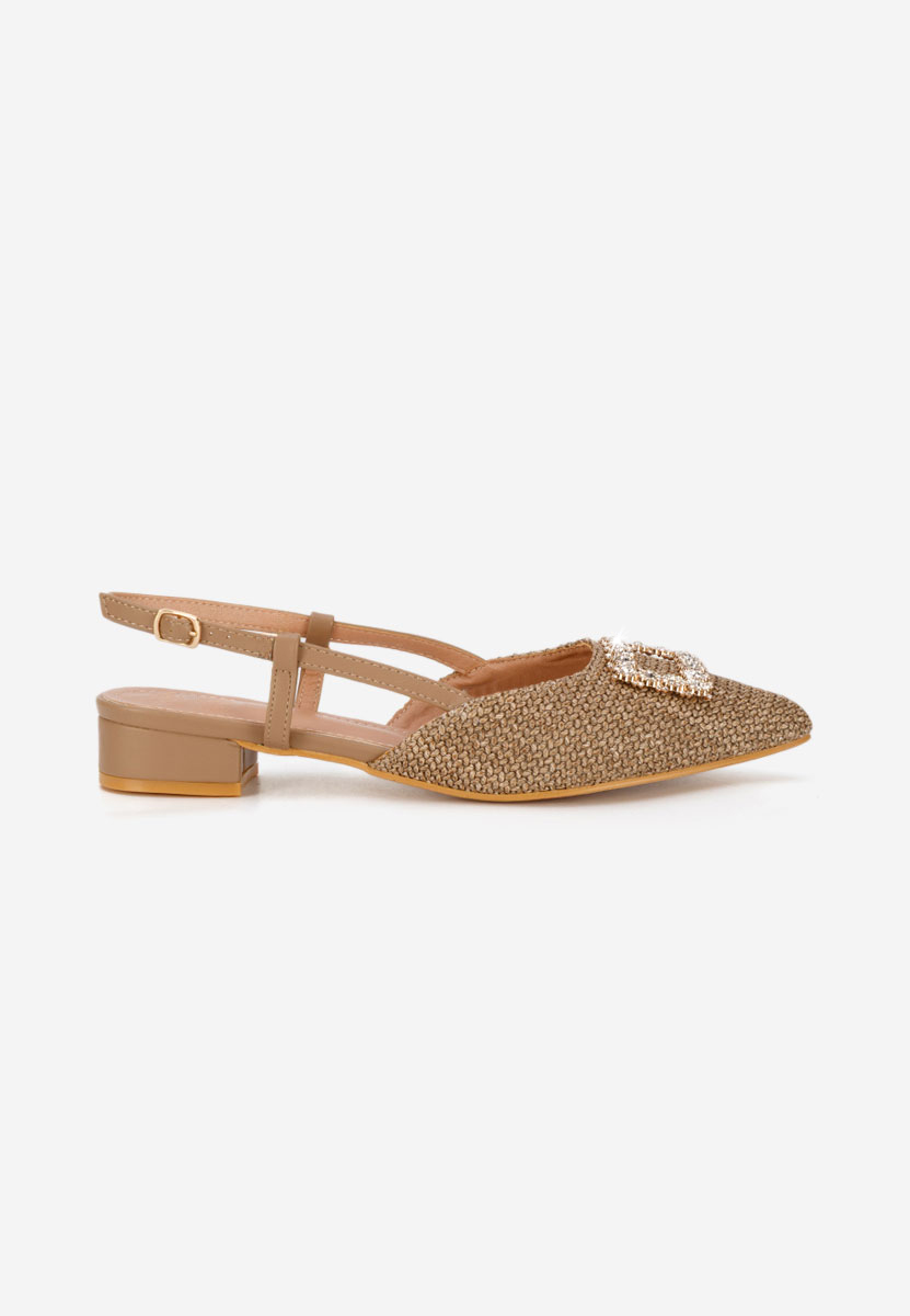 Γόβες slingback Calistea χακι