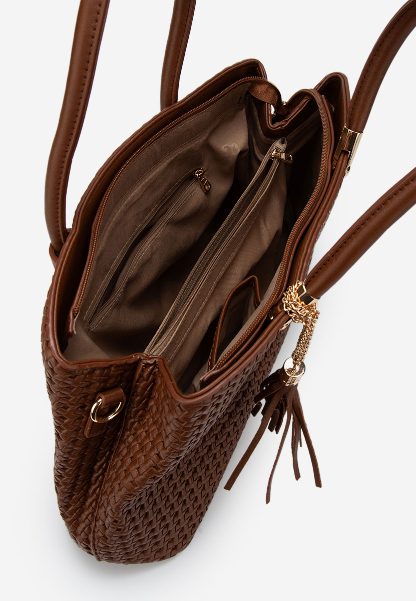 Τσάντα Χεριού Trynia καφε