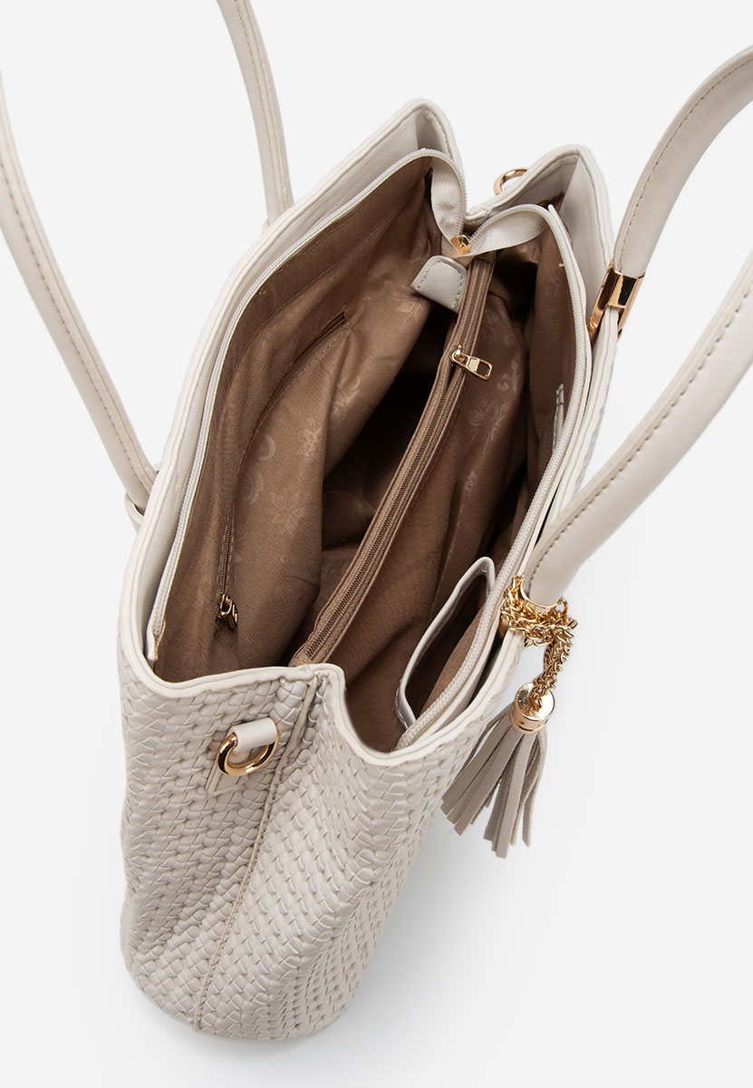 Τσάντα Χεριού Trynia μπεζ