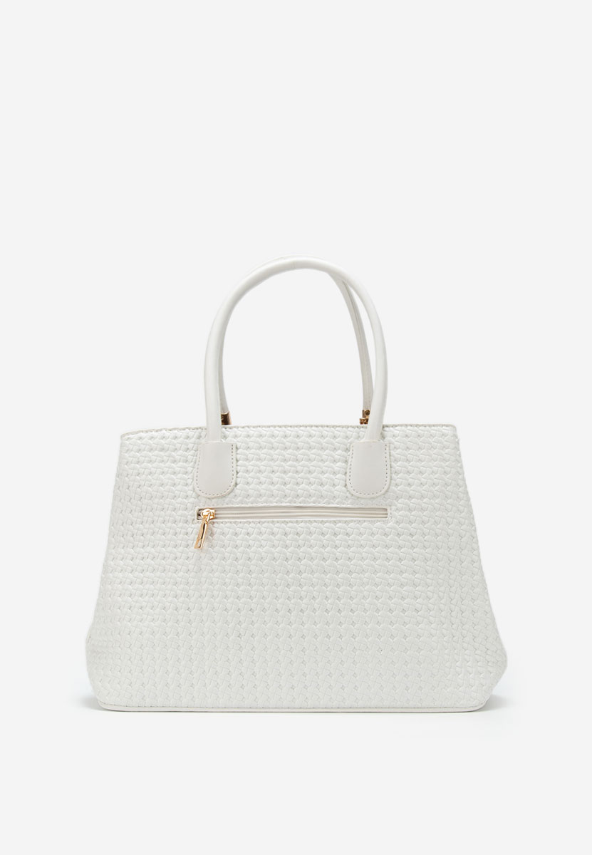 Τσάντα Χεριού Trynia ασπρη ελεφαντοδοντο