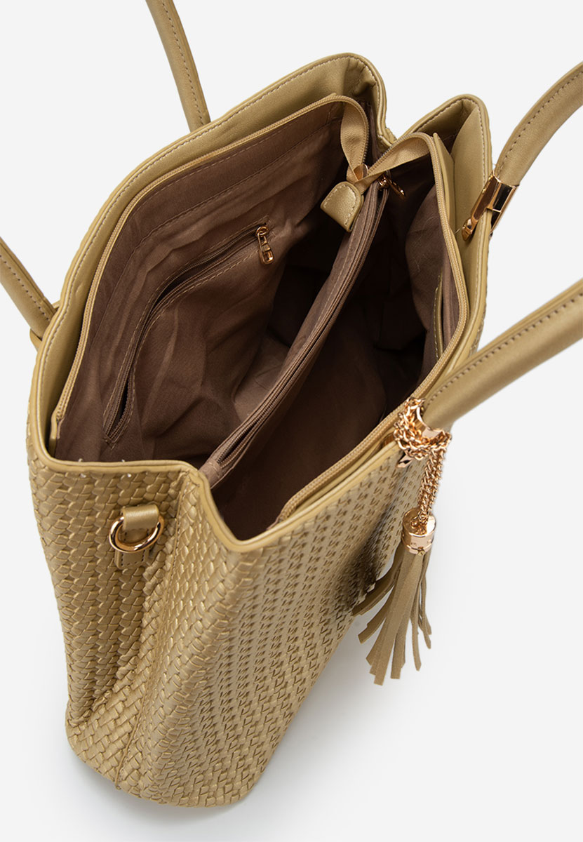 Τσάντα Χεριού Trynia χρυση