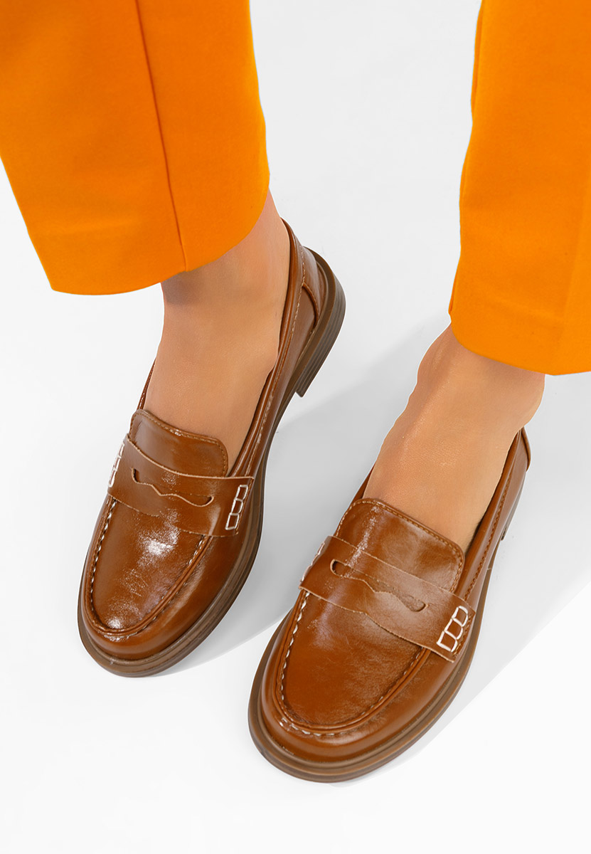 Μοκασίνια γυναικεια Zayrie ταμπά