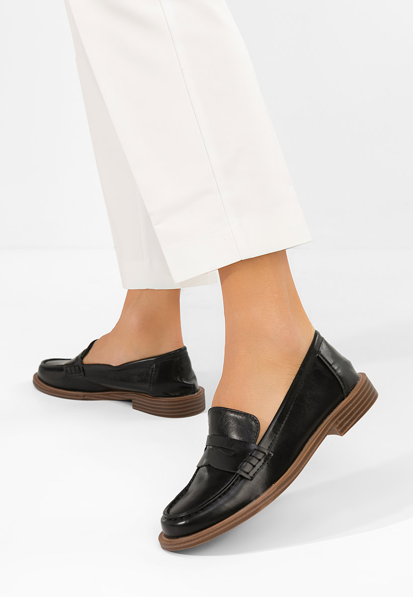 Μοκασίνια γυναικεια Zayrie μαύρα