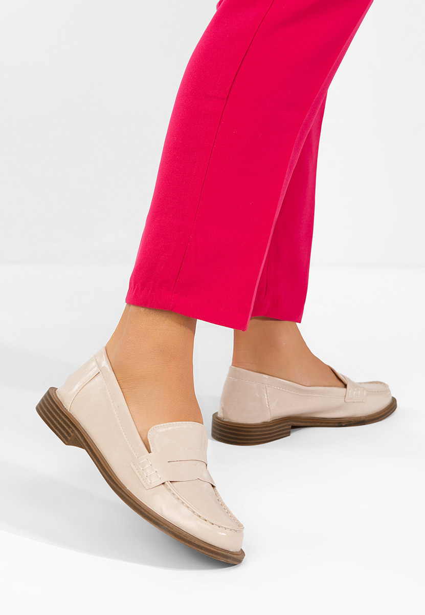 Μοκασίνια γυναικεια Zayrie μπεζ