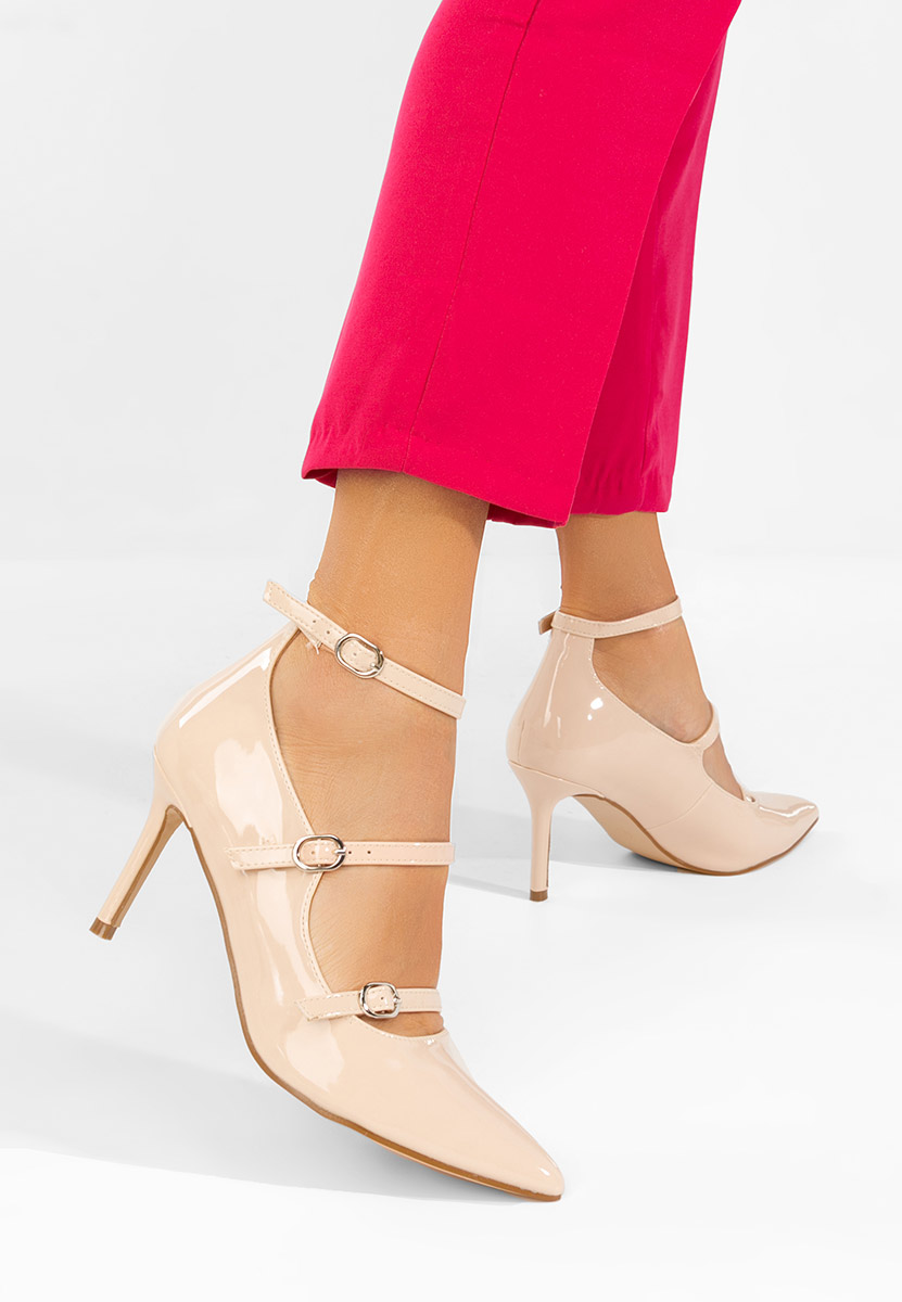 Γόβες στιλέτο Nonalisa μπεζ